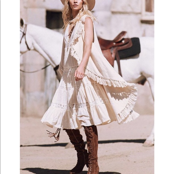 Free People Dresses & Skirts - Free People Boho Chic festival ready dress size M